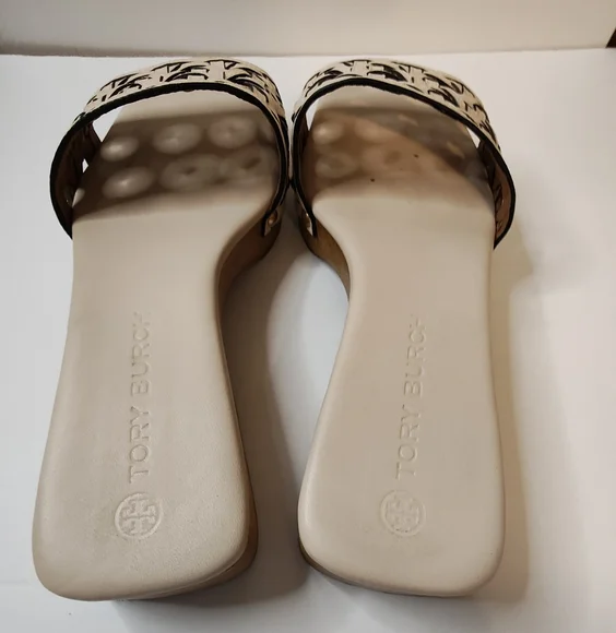 トリーバーチ　TORY BURCH サイズ7.5 TORY BURCH basket-weave Sandals, Size 7.5